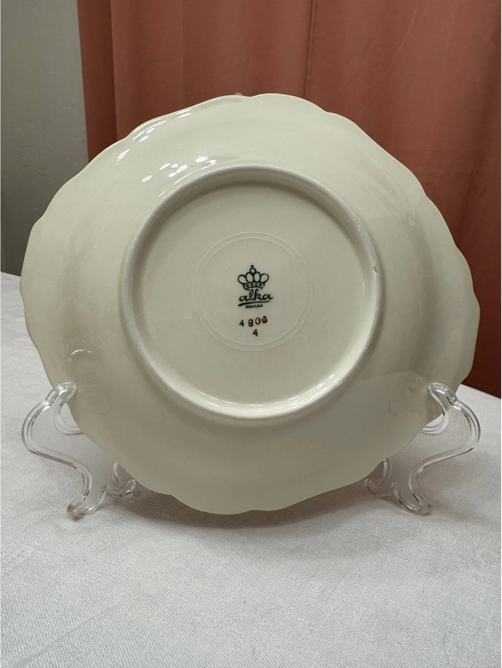 Vintage Alka Bavaria Porcelain Serving Plate c. 1938–1958
